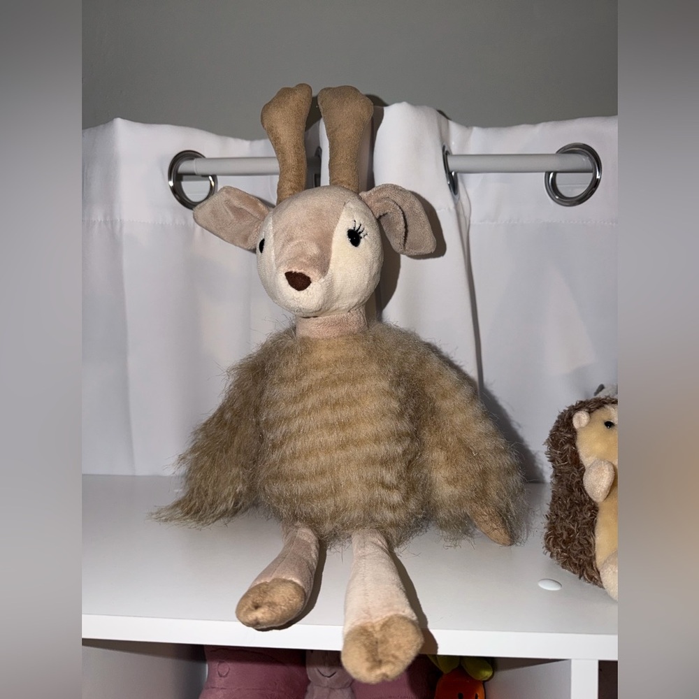Jellycat Roxie Reindeer Fuzzy Plush Retired & Authentic